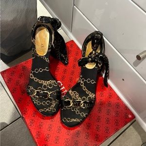 GUESS BY MARCIANO Ribbon Tie Women’s Stiletto High Heel Shoes